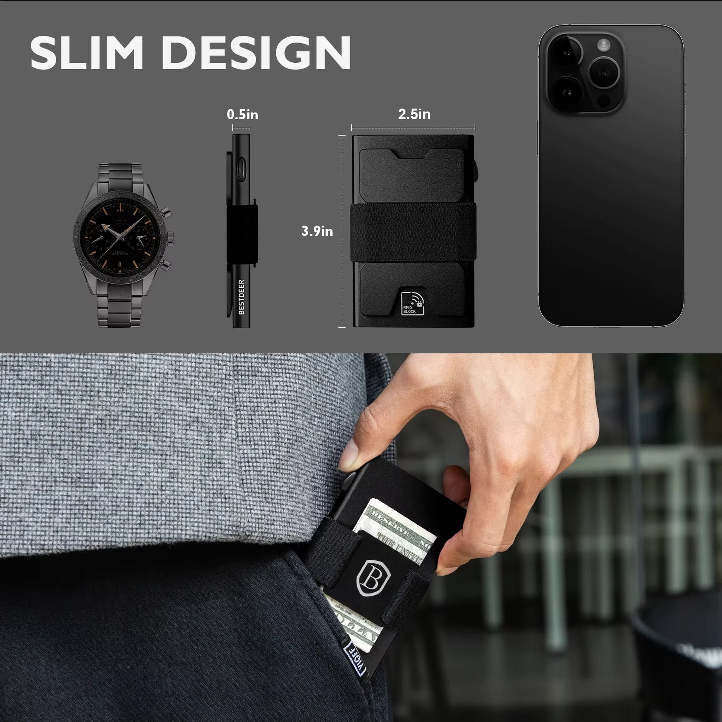 NOVLIM  - Minimalist Aluminum Wallet