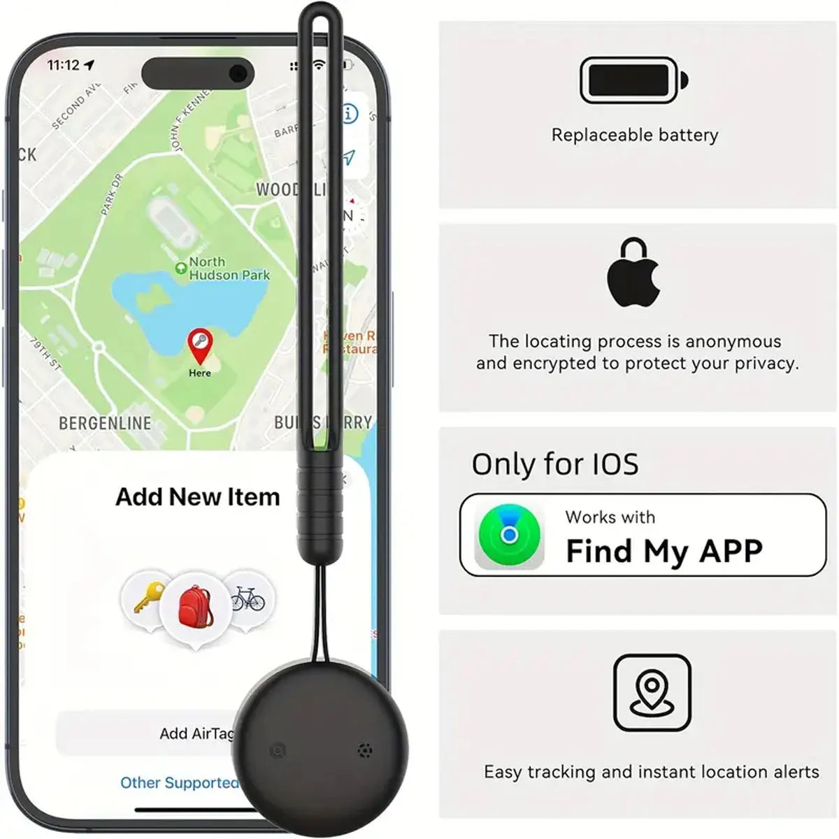Smart Airtag For Apple Find My - GPS Tracker Tag